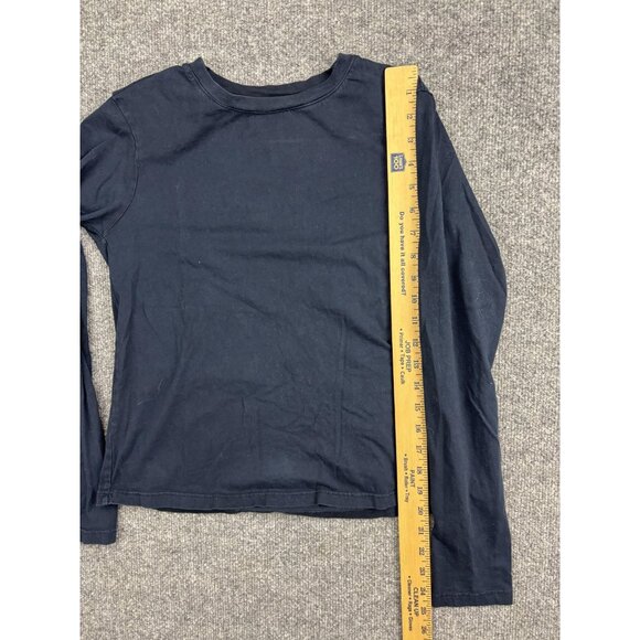 Velvet by Jenny Graham Shirt Womens XS Black Long Sleeve Crewneck Made USA Top - Picture 4 of 7